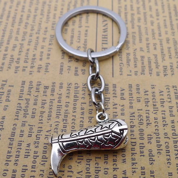 

alloy boots key pendant buckle ancient silver ornaments parts, Slivery;golden