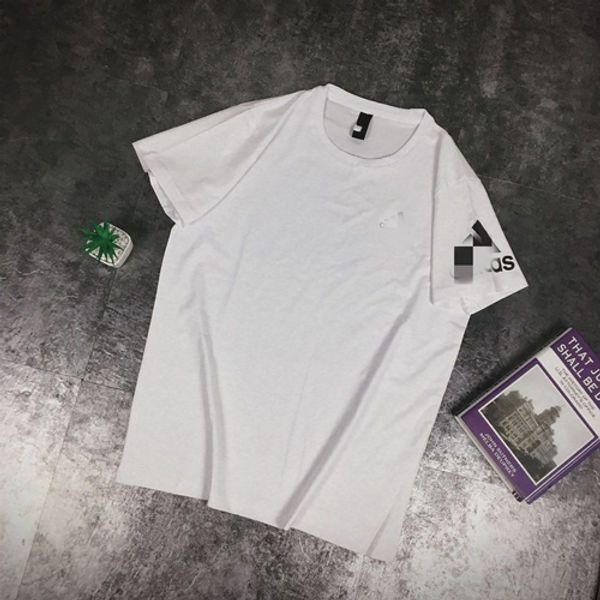 

mens designer fashion breathable short sleeve hipster tshirt round neck cotton basic t shirt black white mens print adt20 running, White;black