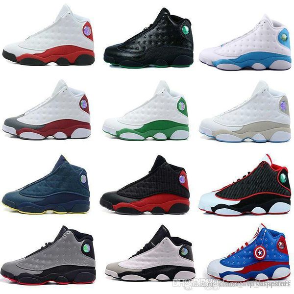 

with box 2019 13 13 black cat 3m reflect men women ba ketball hoe 13 flint bred olive gym red neaker hipping
