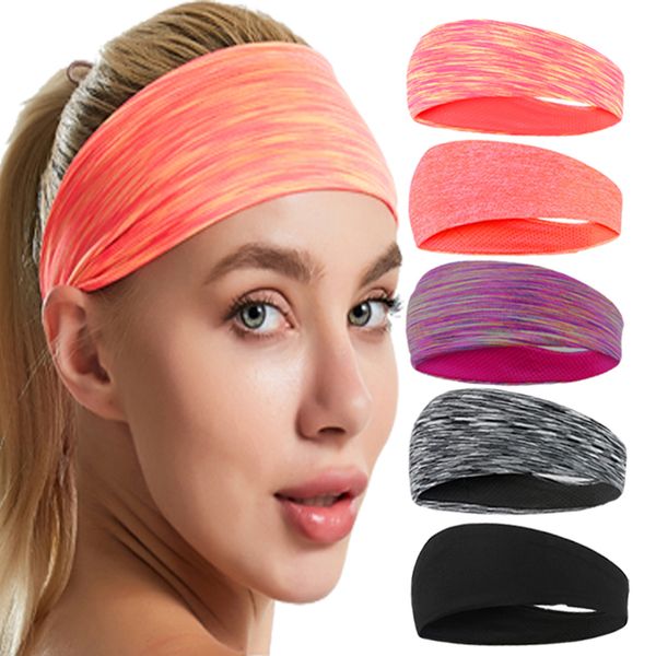 

yoga sports headband men women running yoga pilates basketball training hair bands sweat stretch turban elasticity headbands
