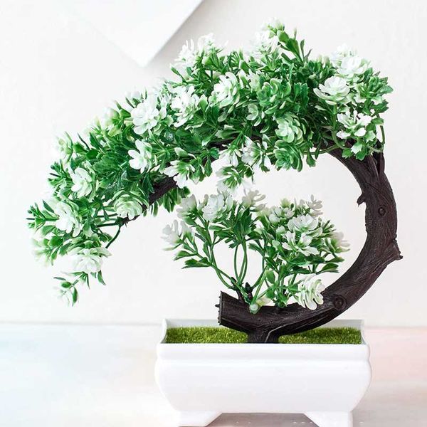 

simulation bonsai home living room office table deskdecor stand ornament display artificial flowers