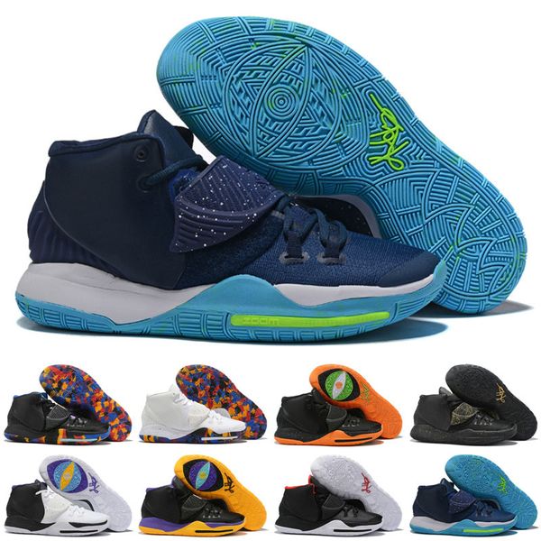 

kyrie6 6s triple black gold red mens irving 5 kyrie 6 graffiti shoes