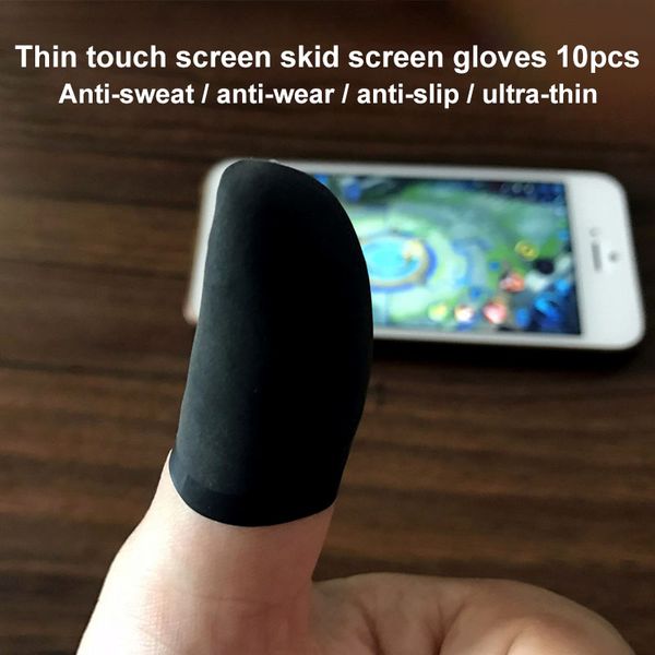 Ultra Thin Mobile Finger Sleeve TouchScreen Game Controller Sweatproof Gloves For Phone Gaming PS Switch Game console