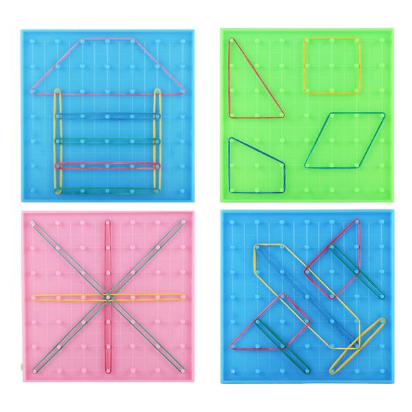 

двухсторонний peg geoboard rubber tie графика обучение детей обучающие игрушки подарочные дети math