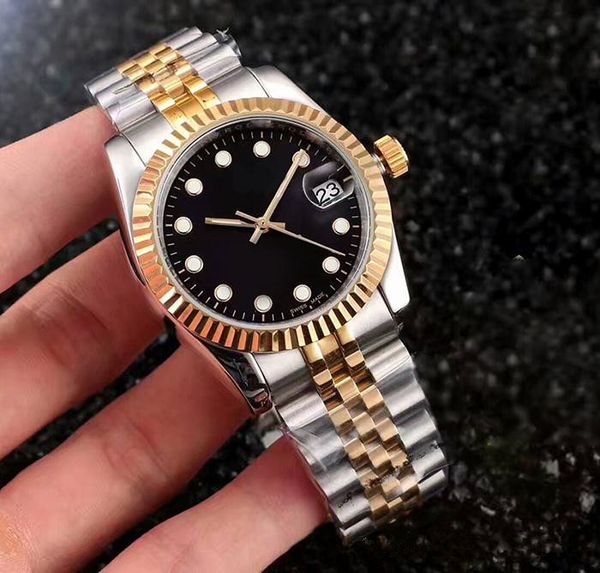 

Higt Quality Luxury brand AAA Sapphire Automatic 36mm Mechanical Day-Date PRESIDENT Black dial Watches Womens Watch