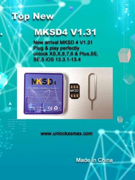 

mksd4 v1.31 perfect iccid unlock card for iphone x xs 8 7 5s se ios 13.5 sprint verizon