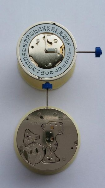 

ronda 5030 d movement date at 4, Slivery;brown