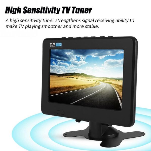 

leadstar 7inch dvb-t2 1080p car digital tv high sensitivity 1080p portable tv for analog/digital tv/atv