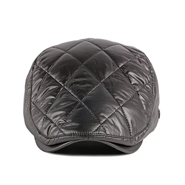 

fashion-new style windproof fabric newsboy cap quality men women beret plus thick velvet flatcap autumn winter hat, Blue;gray