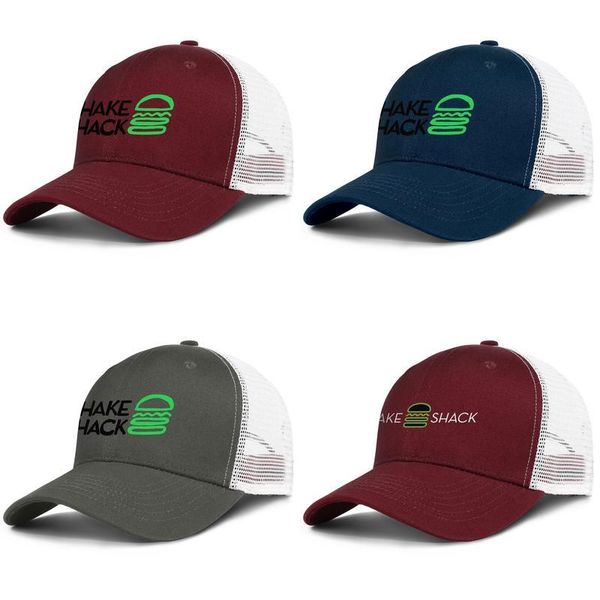 

shake shack logo adjustable trucker cap dad cool personalized fashion baseball hat shake shack serving up burgers logo burger, Blue;gray