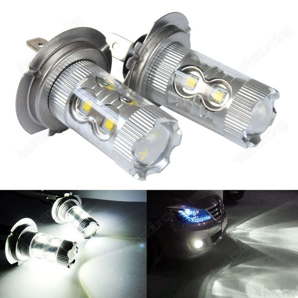 

angrong 2x high power h7 499 50w led projector bulb driving headlight foglight