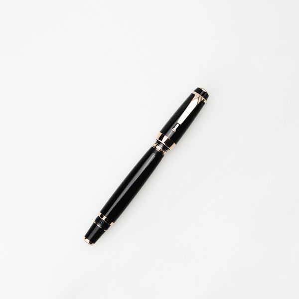

austria diamond fountain pens school office supplies women vintage black resin ink pens advanced office boss stationery product