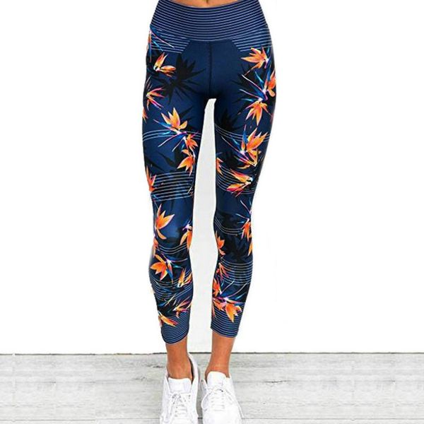 

womens luxury leggings maple leaf printing yoga pants fashion gym workout sportwear brand running sweatpants 2020 wholesale, Black
