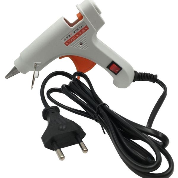 

lumiparty fj-3 20w melt glue gun diy thermo mini adhesive glue gun repair heat tools eu plug power tool