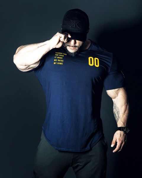 

men designer sport tights tshirt men's quick drying short sleeve tshirt solid color fashion letter fitness training sweat suit, White;black