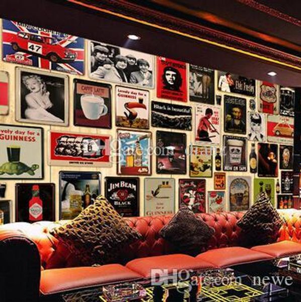 

jack daniels retro tin metal signs 30cm x 20cm inches each decorative posters rectangle plaque