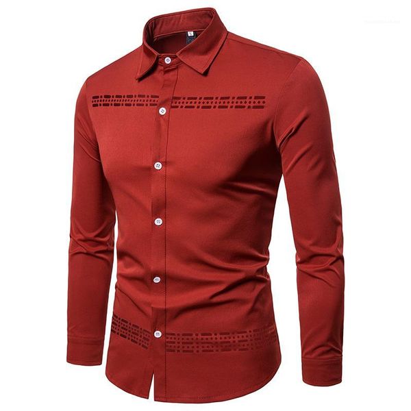 

neck long sleeve men shirts casual single breasted men new style men designer shirts fashion pure color lapel, White;black