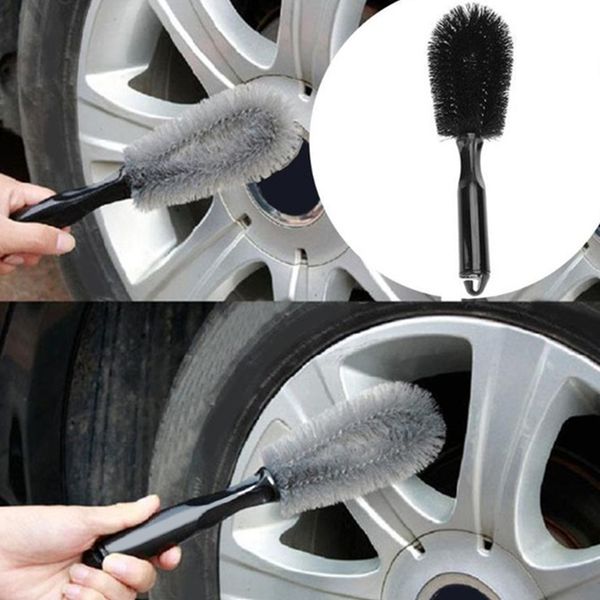 

vodool car washing wheel brush car tire rim cleaning handle brush tool washable handy washer styling accessories