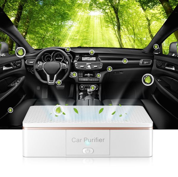 

car air purifier usb vehicle air cleaner car freshener pm2.5 filter clean ozone ionizer formaldehyde in rooma office
