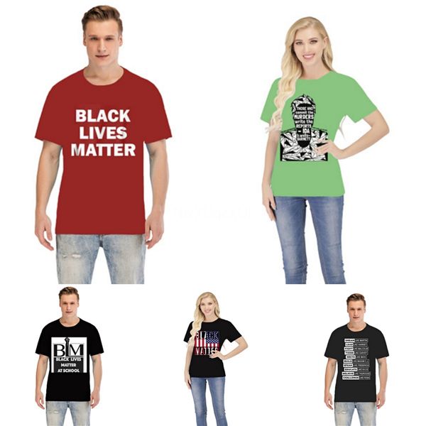 

black lives matter19ss luxury mens designer t shirt couple cotton print short sleeve trend fahion mens tees 2 colors size s-2xl #80270, Gray;blue