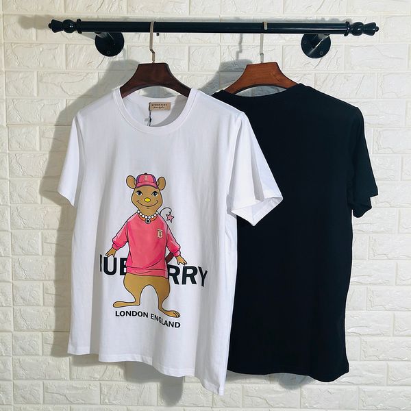 

luxury men's designer t-shirt designer casual short-sleeved fashion brand designer printing high-quality men's and women's hi, White;black