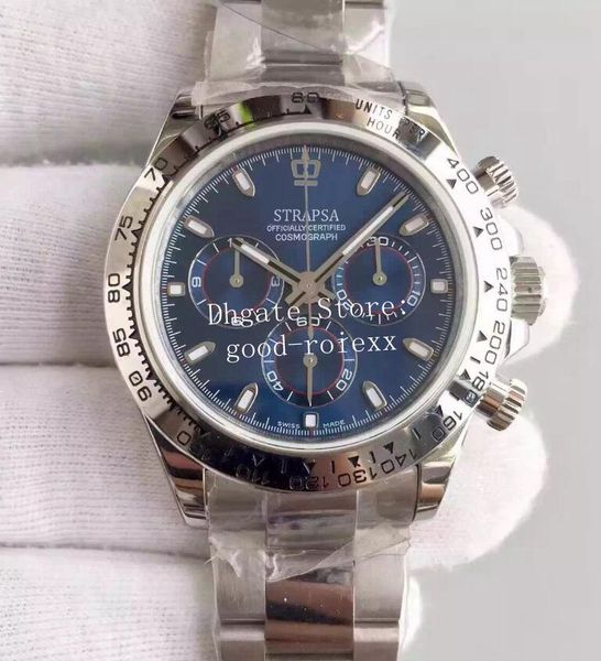 

customized eta chronograph watches watch 116509 116599 men 28800 vph mens valjoux 7750 cosmograph wristwatches automatic 116523 116500 fwei, Slivery;brown