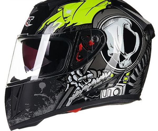 

new genuine full face helmets winter warm double visor racing motorcycle helmet casco modular moto helmet motorbike capacete