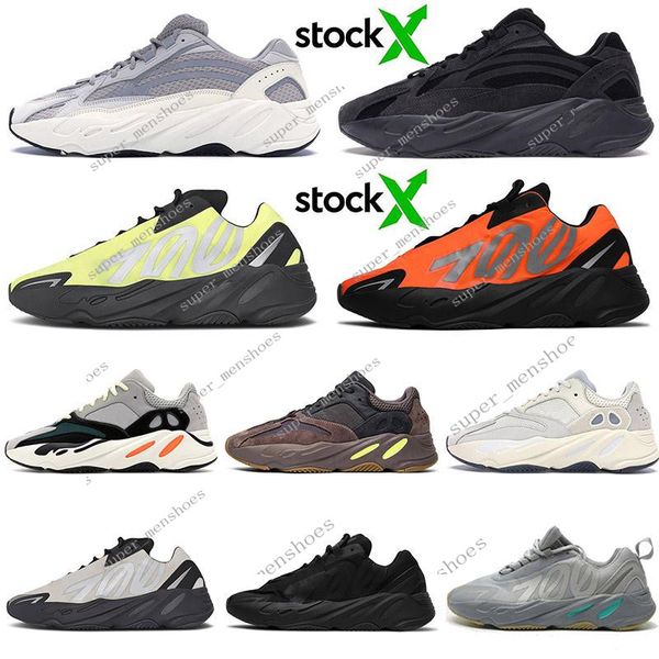 

wave runner 700 kanye mens женщин кроссовки фосфор оранжевый тройной черный аналоговый static solid gray инерция светоотражающие мужские sne
