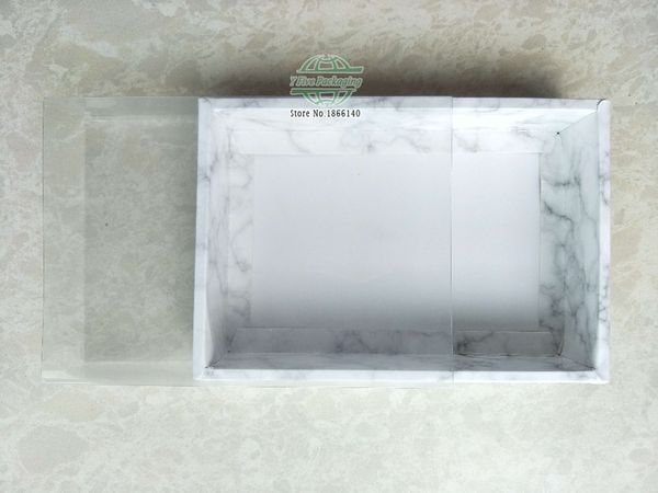 

21*14*5cm marble design drawer paper box chocolate party cookies gift box 100pcs/lot ing