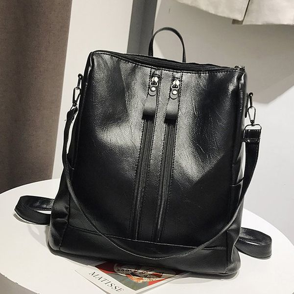 

fashion backpack women leather backpacks for teenage girls female school shoulder bag feminina rucksack mochilas mujer