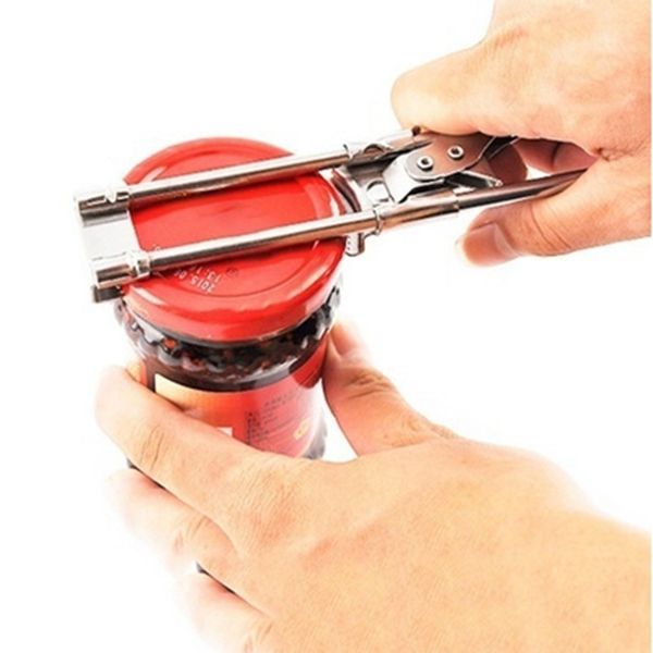 

stainless steel opener adjustable can bottle jar opener twist opening tool anti-slip cap screw opener