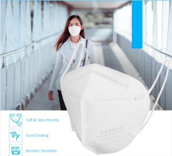 

kn95 mask, 4 layer disposable face ma-sks filter 95% pm2.5 activated carbon filter mouth ma-sk