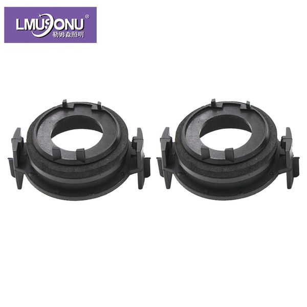

lmusonu 2pcs car e46 led headlight base h7 socket holder adapter card mount lamp anka seat car h7 for 3 series