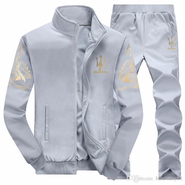 

autumn mens sweat suits sets jogger jackets with pants suit hip hop black gray designer tracksuits