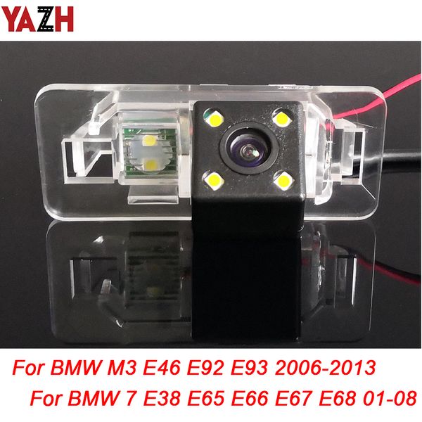 

yazh backup rear view camera for m3 e46 e92 e93 /7 e38 e65 e66 e67 e68 hd cdd car rear view camera parking reverse