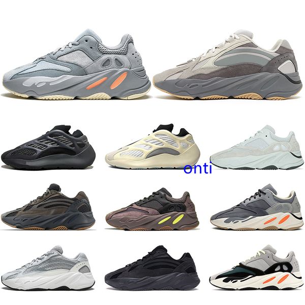 

700 v2 wave runner inertia running shoes 700s v3 alvah azael vanta tephra men women sports sneakers size 5-11, Black