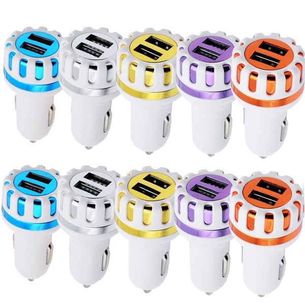 

5V 3.1A Подсолнечное Dual USB портов Автомобильное зарядное устройство Auto Power Adapter Заряд