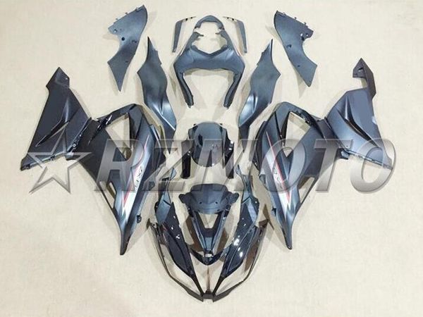 

4 gifts new abs injection mold motorcycle fairings set fit for kawasaki ninja zx-6r 599 zx6r 2013 2014 2015 2016 2017 black matte