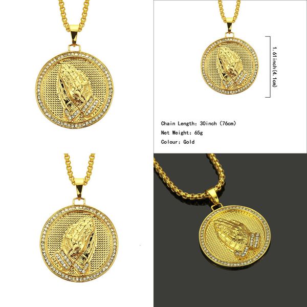 

gold hip hop jewelry mens diamond chains pendant gemstone pendants necklace chunky iced out cuban link chain s collier de diamantsfor men, Silver