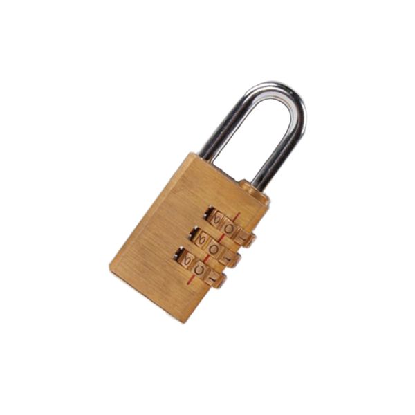 

brass combination padlock travel suitcase luggage security password lock
