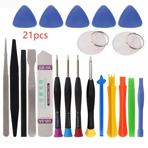 

20/21pcs mobile phone repair tools kit spudger pry screen opening tool screwdriver set for cell phone disassemble tools set