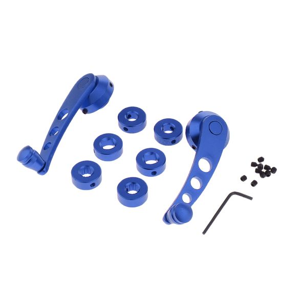 

1 pair universal auto car window winder cranks aluminum handle