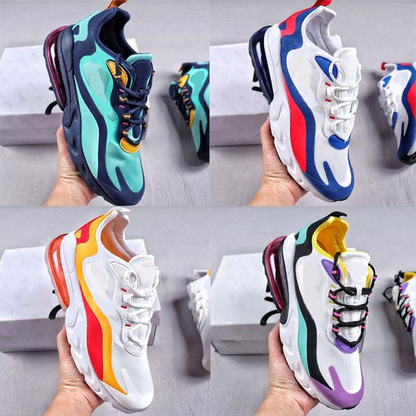 

2019 react 270s cushion reduce shock designer red yellow blue athletic men women sports running shoes sneakers eur size 36-45 cheap