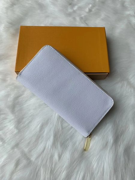 

2019 wholesale black bottoms lady long wallet multicolor men coin purse card holder women classic dual zippers pocket cheque clipped bags l1, Brown;gray