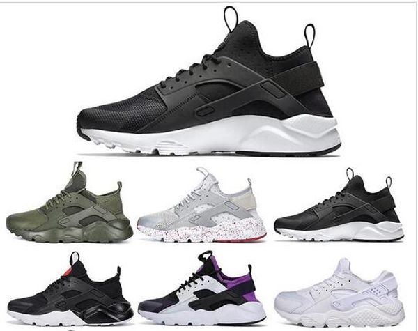 

huarache 1.0 4.0 triple white black mens womens running shoes classic red grey huaraches outdoor runner sport trainers sneakers size 36-45