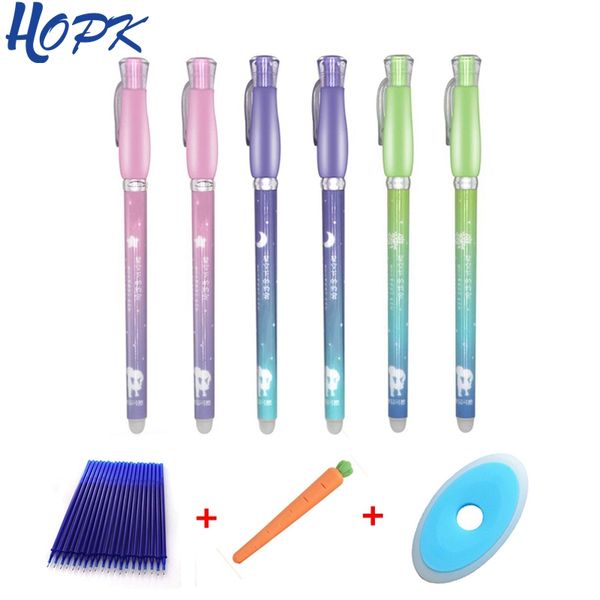 

28pcs/lot erasable pen refill set office rods for handles erasable blue black ink refill office school supplies gifts