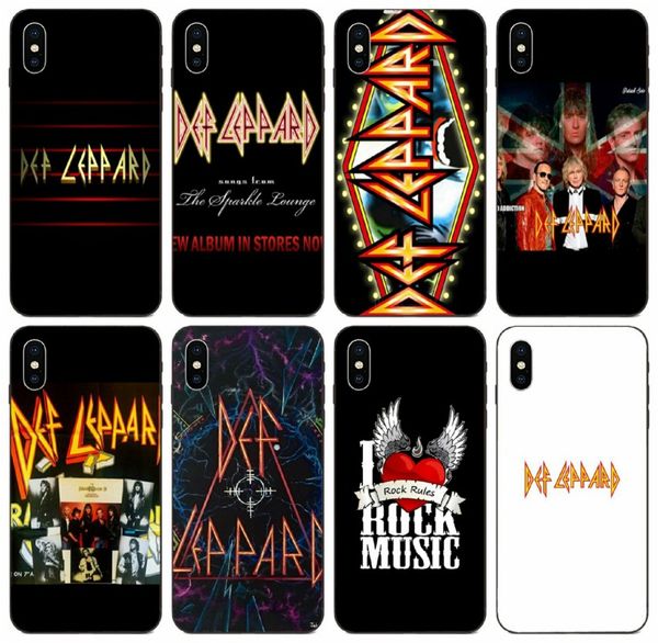 

[tongtrade] rock music def leppard tile case for iphone 11 pro 8 7 6s 6 5 x xs max samsung m30 m40 huawei mate 10 htc desire 830 custom case