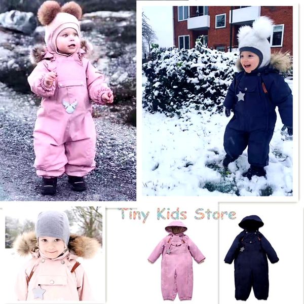 

kids overalls snow suits girls clothing boys clothing christmas winter jackets coat dinosauriodown coat vestidos, Blue;gray