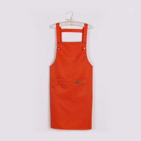 

fashionable apron men women waterproof chef apron cooking kitchen double pocket