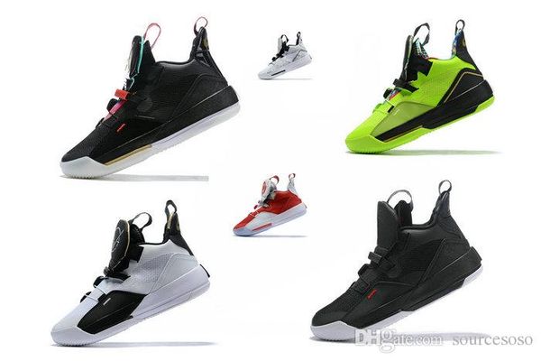 

2019 new xxxiii pf 33 blackout fastfit mens basketball shoes xxxiii pf 33s cny chinese new year black mens sports sneakers